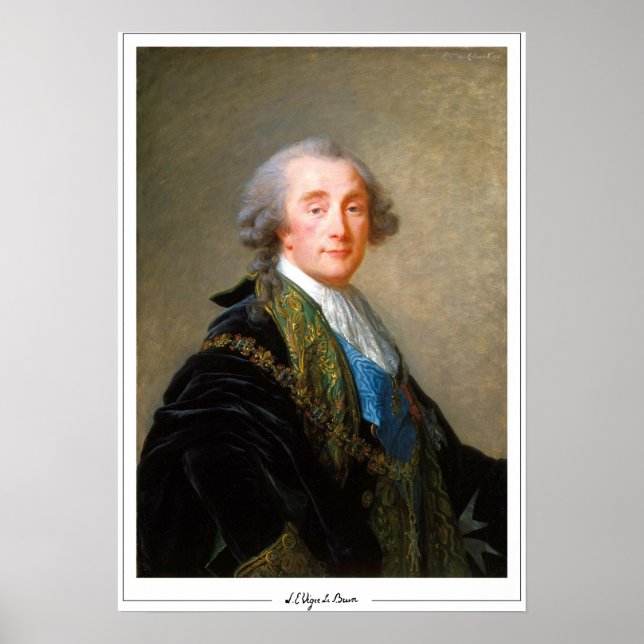 Poster Élisabeth Vigée Le Brun Zedign Cartaz de Arte #204 (Frente)