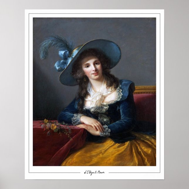 Poster Élisabeth Vigée Le Brun Zedign Cartaz de Arte #241 (Frente)