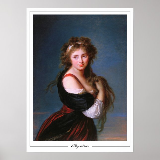 Poster Élisabeth Vigée Le Brun Zedign Cartaz de Arte #244 (Frente)