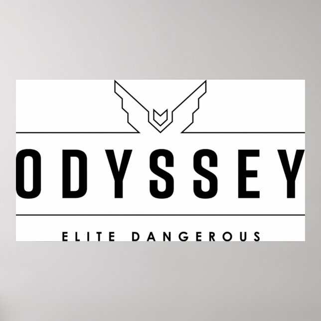 Poster Elite Dangerous Odyssey (Frente)