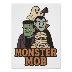 Póster Elite Monster Squad 2025 Gang Halloween