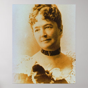 Poster Elizabeth Bacon Custer (1842-1933) esposa do Gener