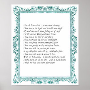 Poster Elizabeth Barrett Browning - 43
