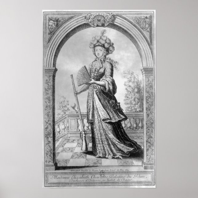 Poster Elizabeth Charlotte, do Palatinado (Frente)