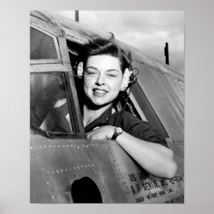 Poster Elizabeth Gardner - Piloto de Serviço de Força A