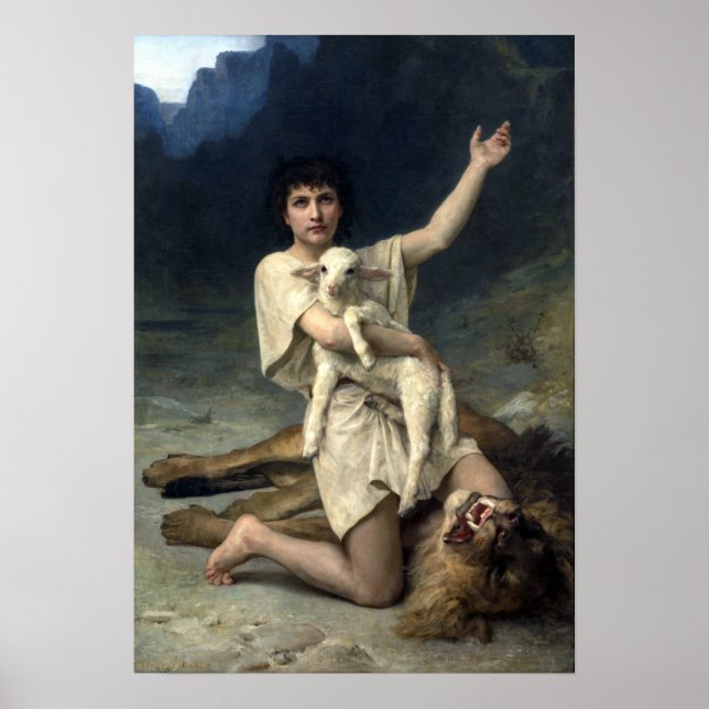 Poster Elizabeth Jane Gardner David o Pastor (Frente)