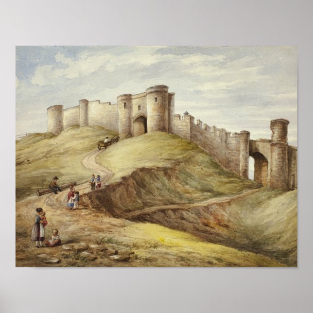 Poster Elizabeth Murray - Castelo de Scarborough (Frente)