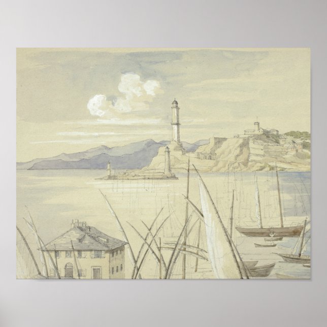 Poster Elizabeth Murray - Génova da Croácia de Malta (Frente)