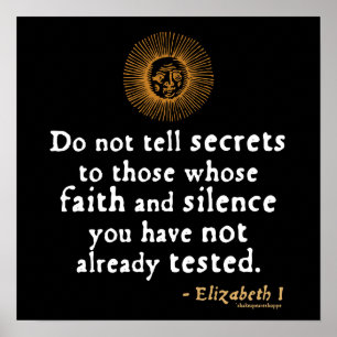 Póster Elizabeth que eu cito na confiança