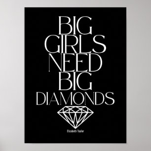 Poster Elizabeth Taylor cita o poder das mulheres