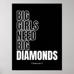 Poster Elizabeth Taylor cita o poder das mulheres