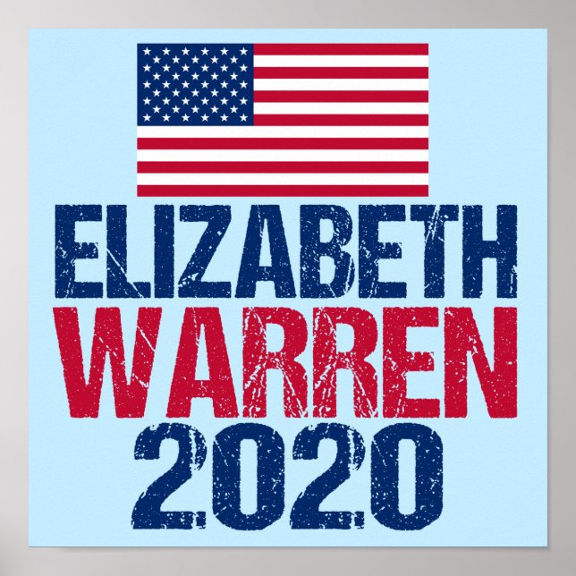 Póster Elizabeth Warren 2020 (Frente)