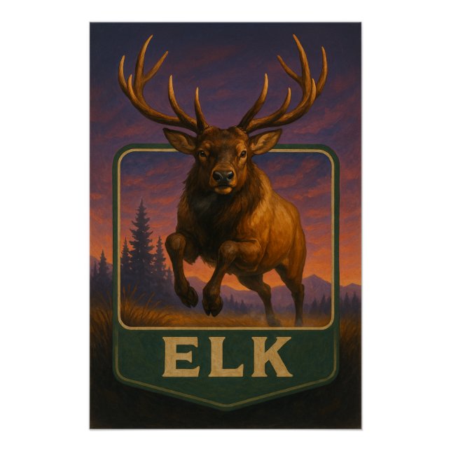 Póster Elk Poster (Frente)