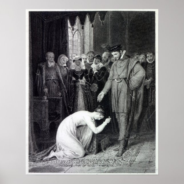 Póster Ellen Douglas mostrando o anel (Frente)