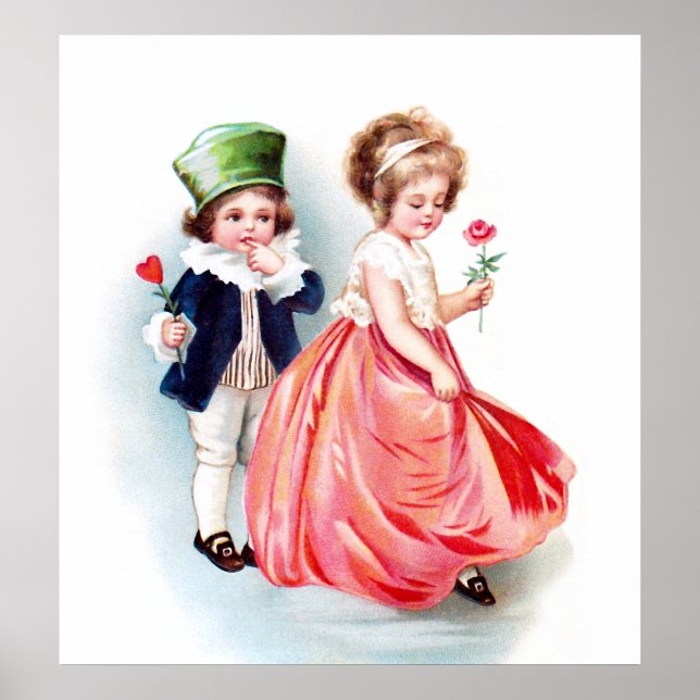Poster Ellen H. Clapsaddle: Eu amo meu Amor (Frente)