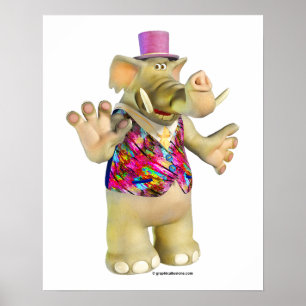 Póster Elliot, o Elefante