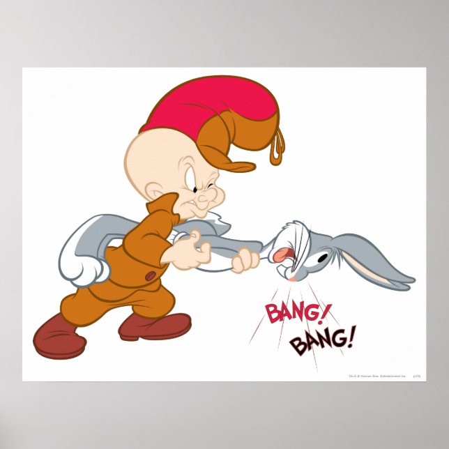 Póster ELMER FUDD™ e INSETOS BUNNY™ (Frente)