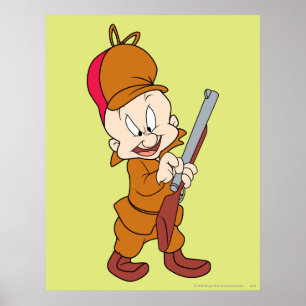 Póster ELMER FUDD™ pronto para bater