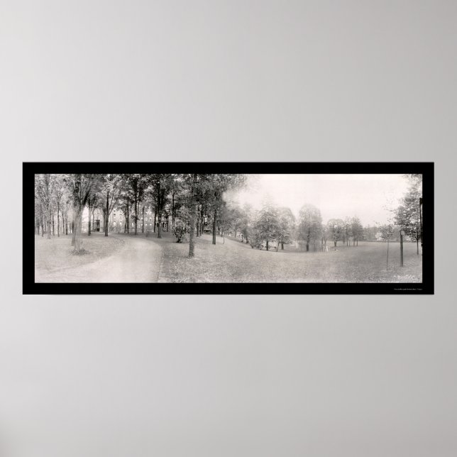 Poster Elmira College NY Foto 1909 (Frente)