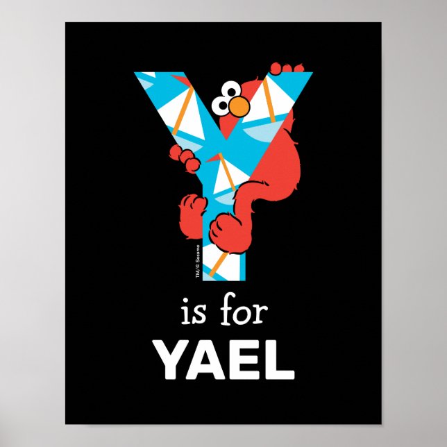 Poster Elmo Alphabet | Yacht Y (Frente)