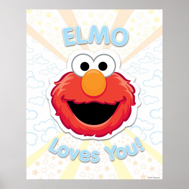 Póster Elmo ama você (Frente)