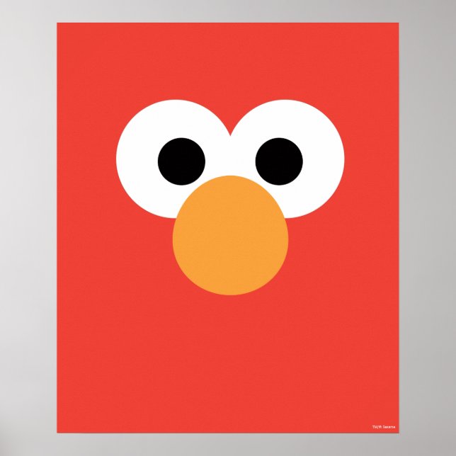 Póster Elmo Big Face (Frente)