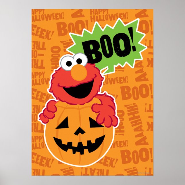 Póster Elmo - Boo (Frente)