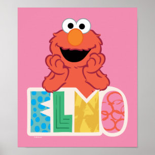 Poster Elmo Fofo & Divertido