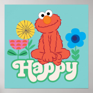 Poster Elmo Happy!
