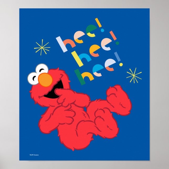 Poster Elmo Hee! Olá! Olá! (Frente)