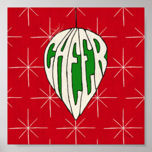 Póster Elogio do ornamento do feriado