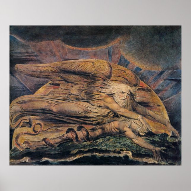 Poster Elohim Criando Adam (Frente)