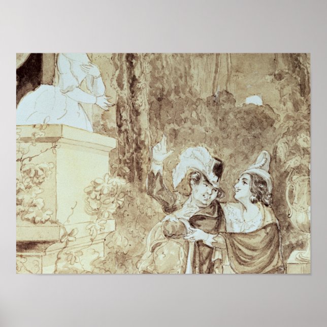 Póster Elvira serenata de Leporello de guise Giovanni (Frente)