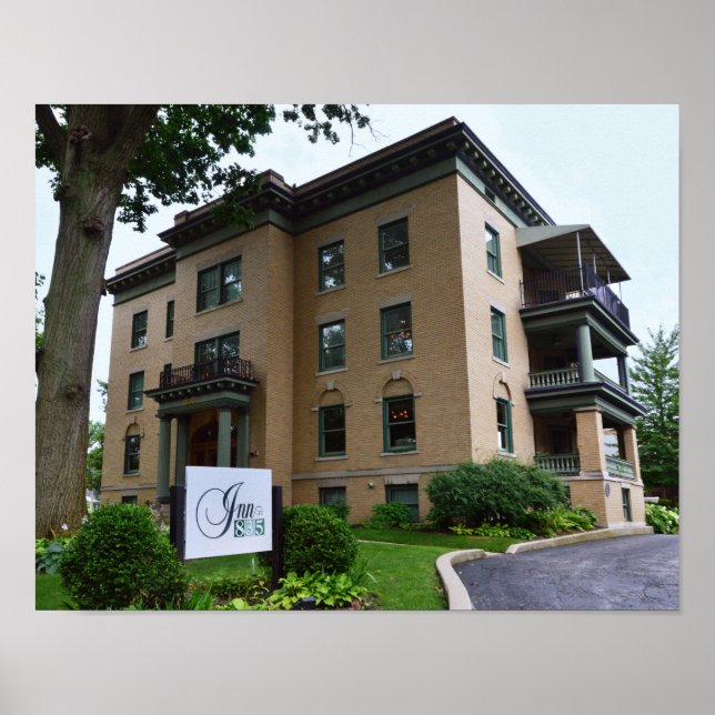 Poster Em 835, Springfield, Illinois, Lado, 14x11 (Frente)