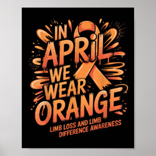 Poster Em abril, Vestimos A Diferença De Perda Do Limite 
