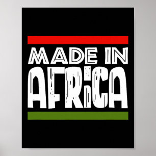 Poster Em África História Negra Patrimônio Afro Africano