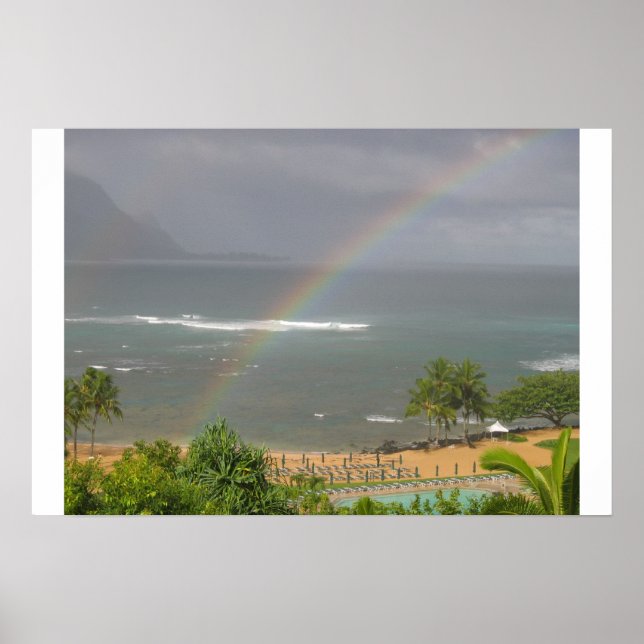 Poster Em algum lugar sobre o arco-íris (Frente)