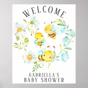 Poster Em breve, a família Bee de 3 Chás de fraldas de