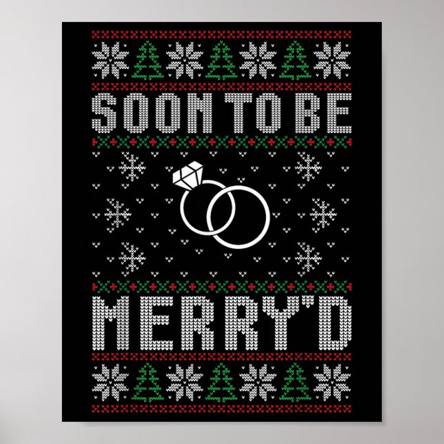 Poster Em Breve Casar-Se Com Merryd Christmas Node Groom  (Frente)