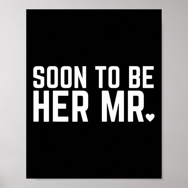 Poster Em Breve Ser Ela Sr. Futuro Marido Casando Mar (Frente)