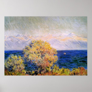 Poster Em Cap d'Antibes, Vento Mistral,