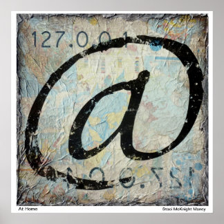 Póster @ - Em Casa - Host Local - Mapa