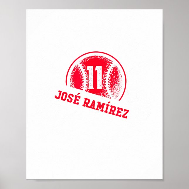 Poster Em Casa Jose Ramirez Mlbpa Mlb (Frente)