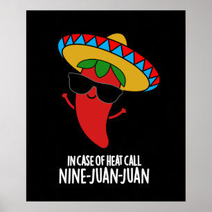 Poster Em Caso De Calor, Nine Juan Pun Dark BG
