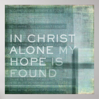 Poster Em Cristo Sozinha