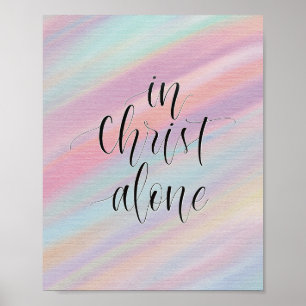 Poster Em Cristo sozinho