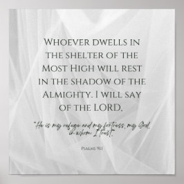 Poster Em Deus, confiarei.