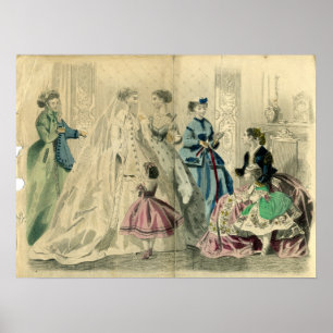 Póster Em dezembro de 1866 placa de forma