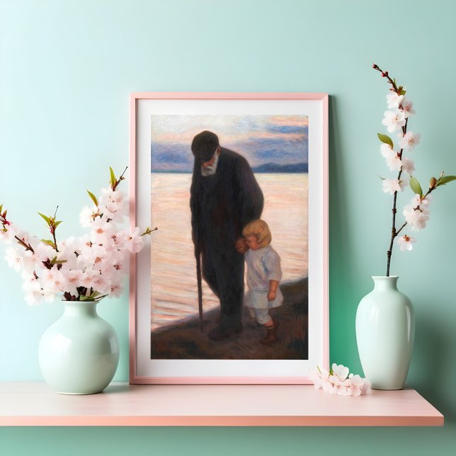 Poster Em direção à noite, Hugo Simberg (Criador carregado)