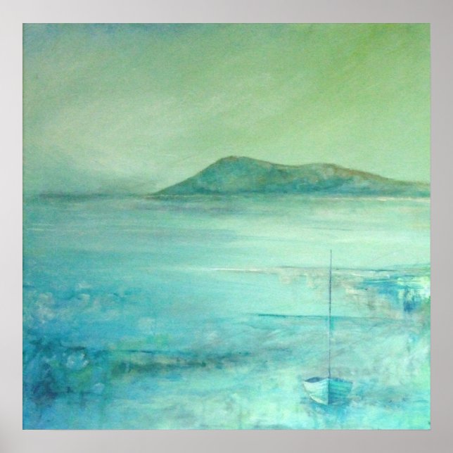 Poster Em direção a Samson Hill, Ilhas Scilly (Frente)